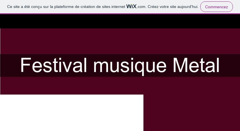 Festival musique Metal