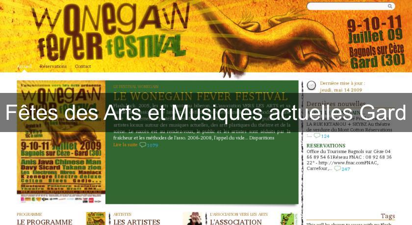 Fêtes des Arts et Musiques actuelles Gard Fêtes des Arts et Musiques actuelles Gard