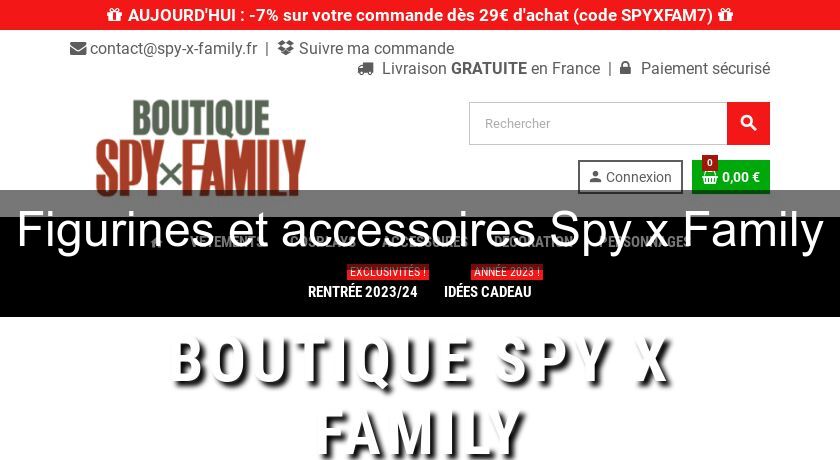 Figurines et accessoires Spy x Family