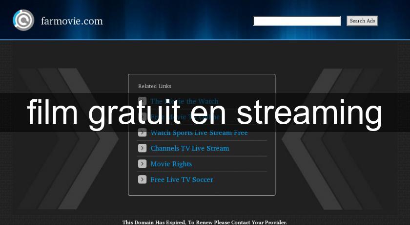 film gratuit en streaming film gratuit en streaming