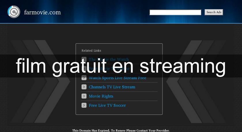 film gratuit en streaming