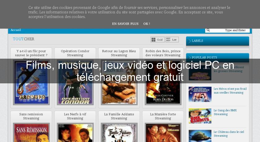 Films Musique Jeux Video Et Logiciel Pc En Telechargement