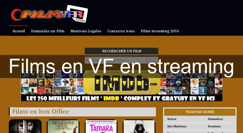 Films en VF en streaming