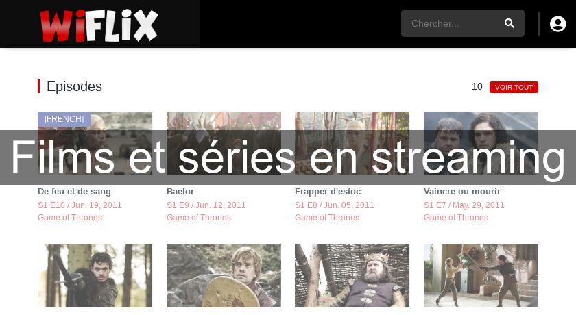 Films Et Series En Streaming Films et séries en streaming Série télé