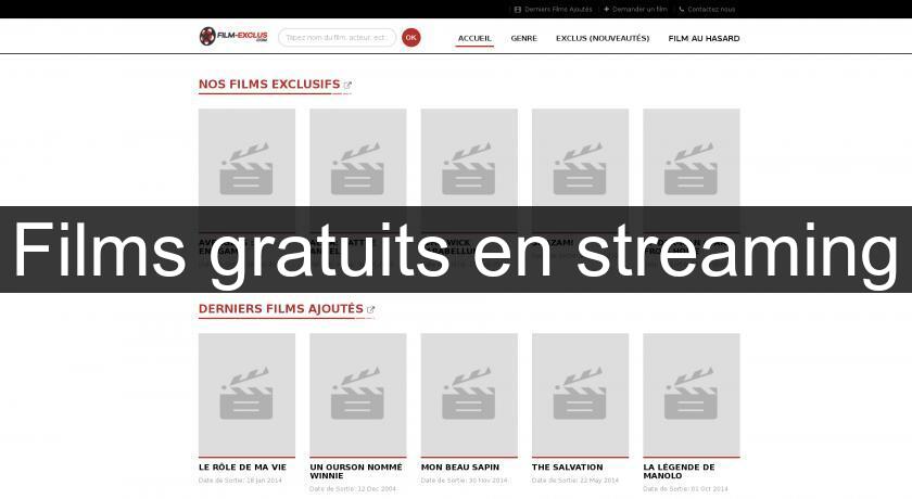 Films gratuits en streaming Films gratuits en streaming