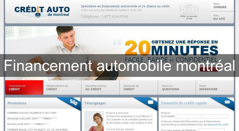 Financement automobile montréal Financement automobile montréal