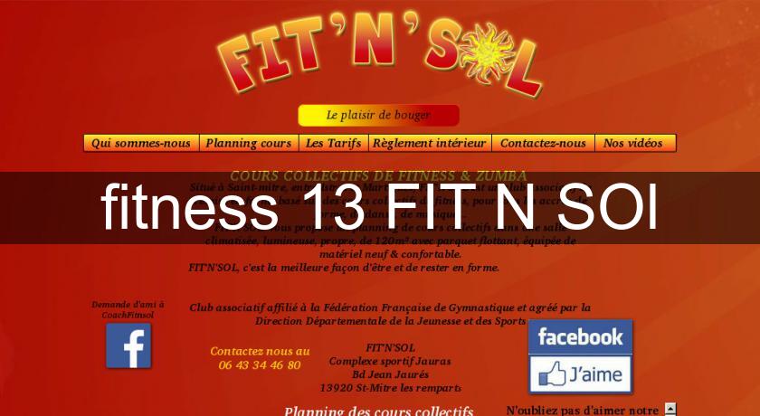 fitness 13 FIT'N'SOl fitness 13 FIT'N'SOl