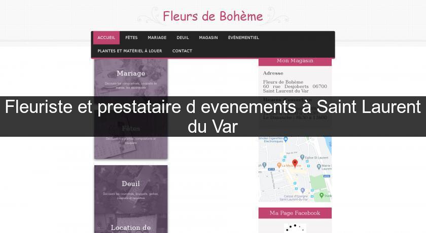 Fleuriste et prestataire d'evenements à Saint Laurent du Var Fleuriste et prestataire d'evenements à Saint Laurent du Var