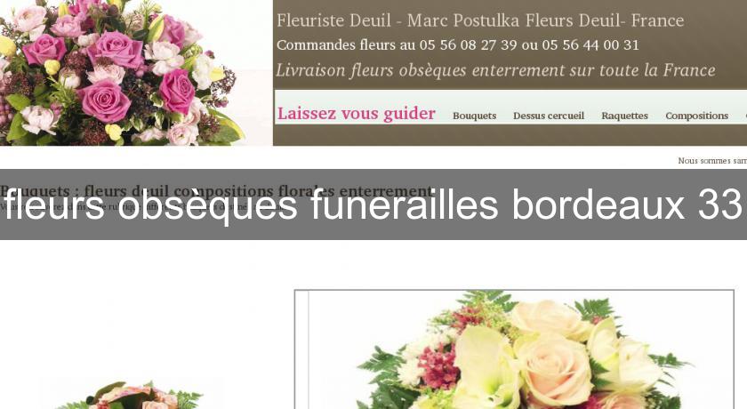 fleurs obsèques funerailles bordeaux 33