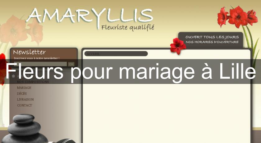 Fleurs pour mariage à Lille Fleurs pour mariage à Lille