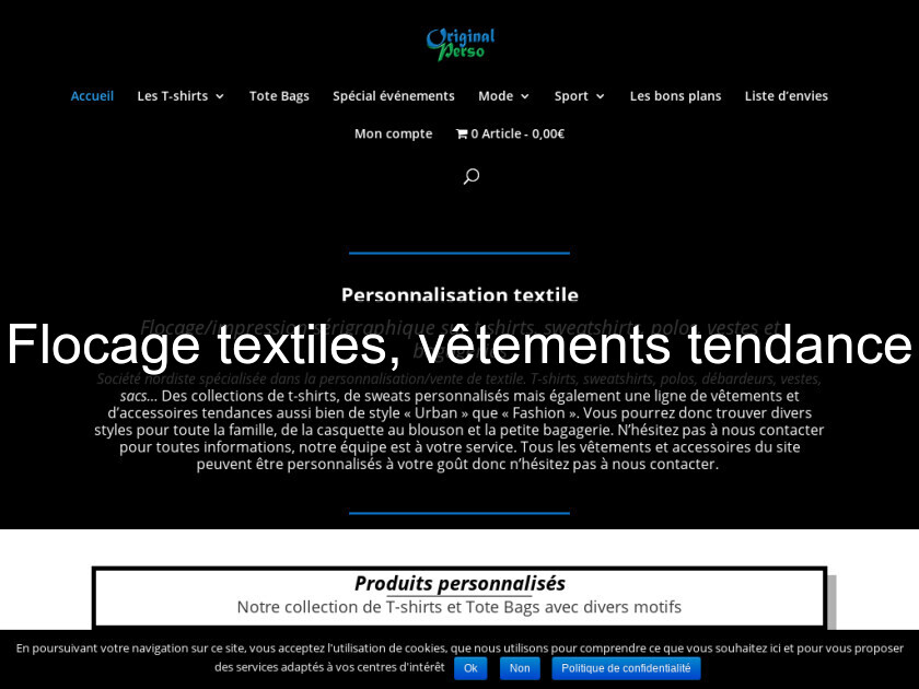 Flocage textiles, vêtements tendance Flocage textiles, vêtements tendance