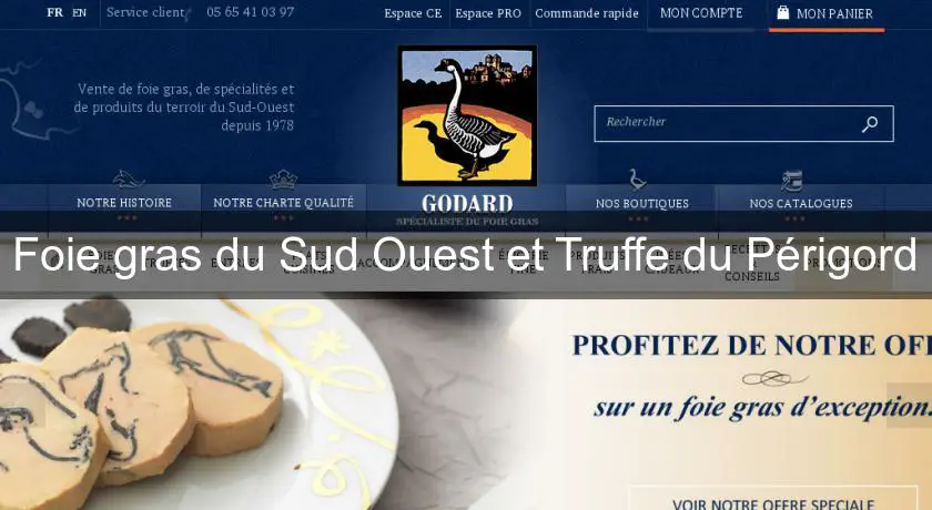 Foie gras du Sud Ouest et Truffe du Périgord