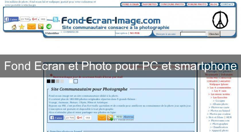 Fond Ecran et Photo pour PC et smartphone