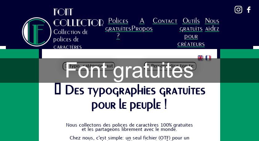 Font gratuites