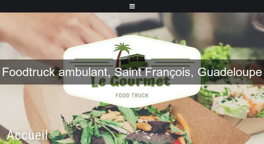 Foodtruck ambulant, Saint François, Guadeloupe