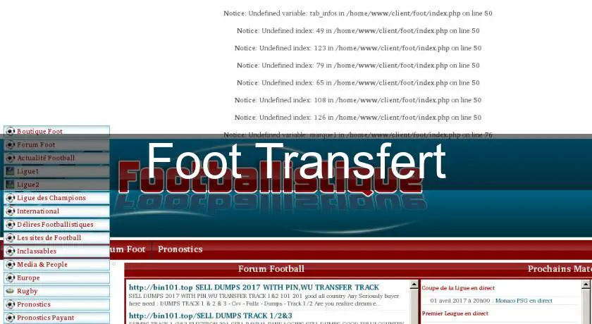Foot Transfert
