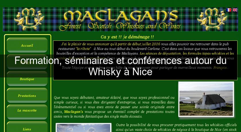 Formation, séminaires et conférences autour du Whisky à Nice Formation, séminaires et conférences autour du Whisky à Nice