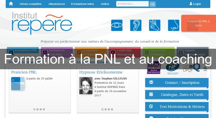 Formation à la PNL et au coaching Formation à la PNL et au coaching