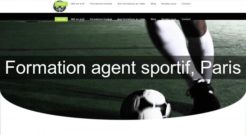 Formation agent sportif, Paris