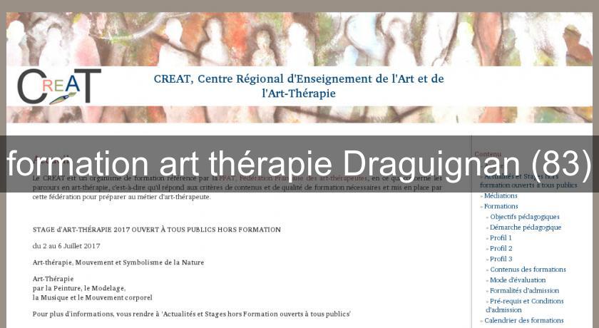 formation art thérapie Draguignan (83)