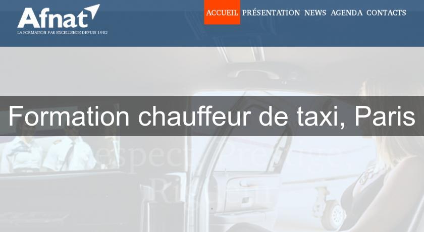 Formation chauffeur de taxi, Paris Formation chauffeur de taxi, Paris