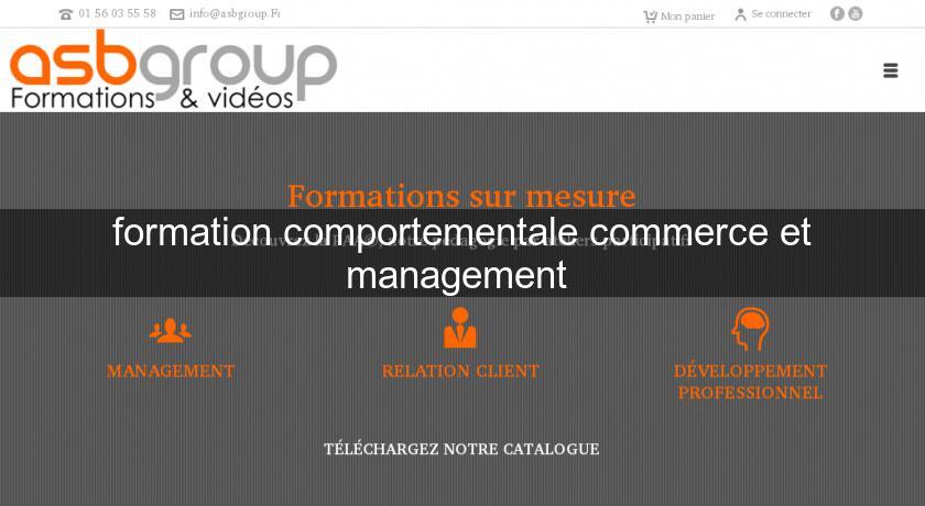 formation comportementale commerce et management 