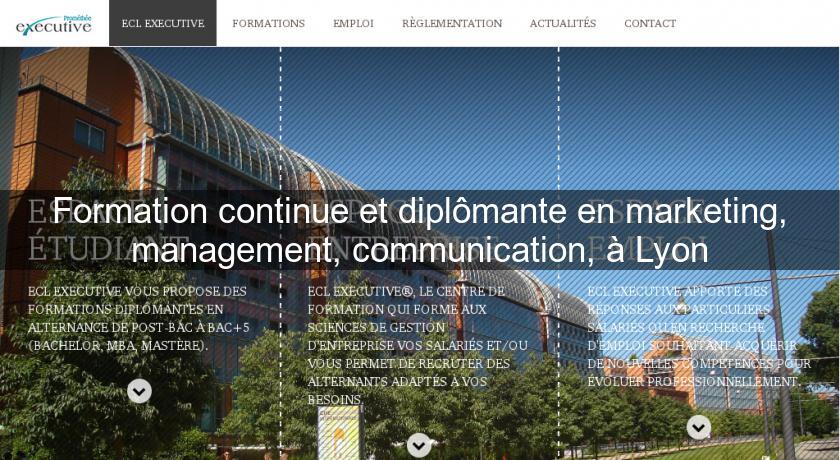 Formation continue et diplômante en marketing, management, communication, à Lyon Formation continue et diplômante en marketing, management, communication, à Lyon
