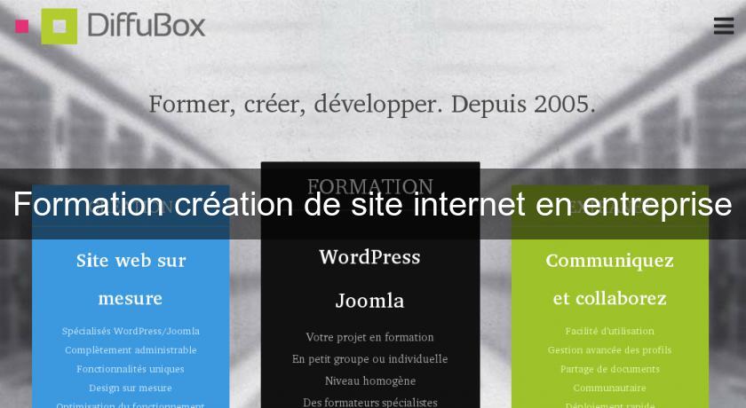 Formation création de site internet en entreprise Formation création de site internet en entreprise