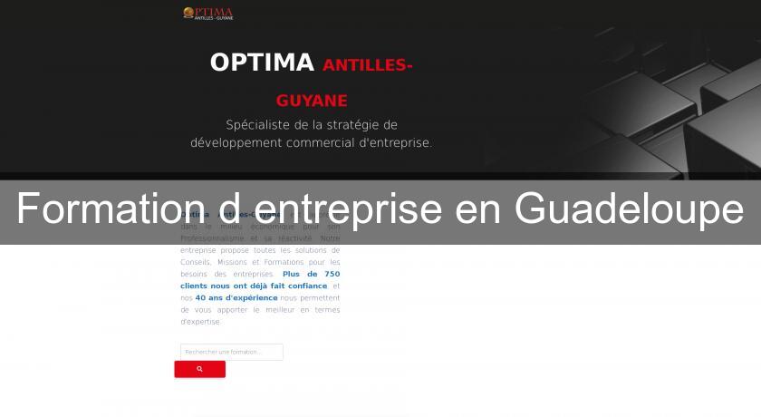Formation d'entreprise en Guadeloupe