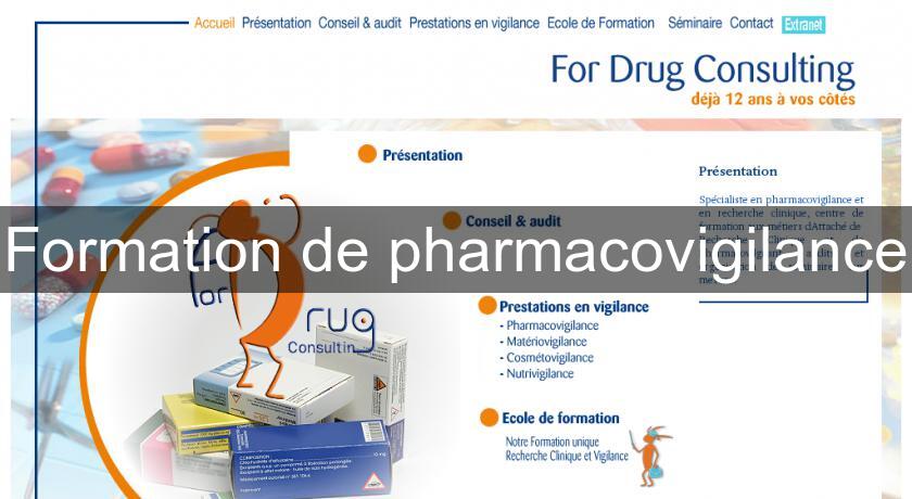 Formation de pharmacovigilance Formation de pharmacovigilance