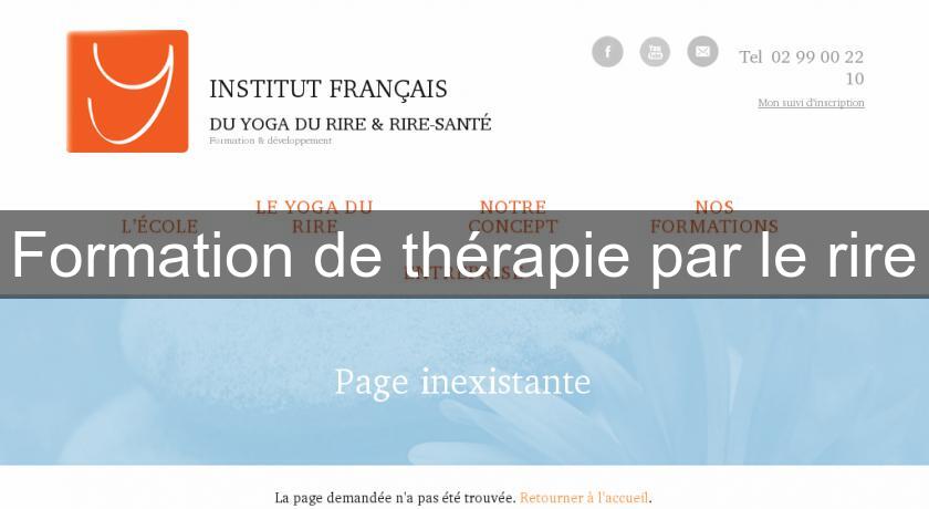 Formation de thérapie par le rire Formation de thérapie par le rire