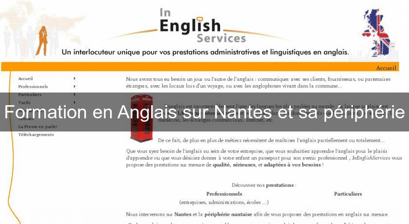 Formation en Anglais sur Nantes et sa périphérie Formation en Anglais sur Nantes et sa périphérie