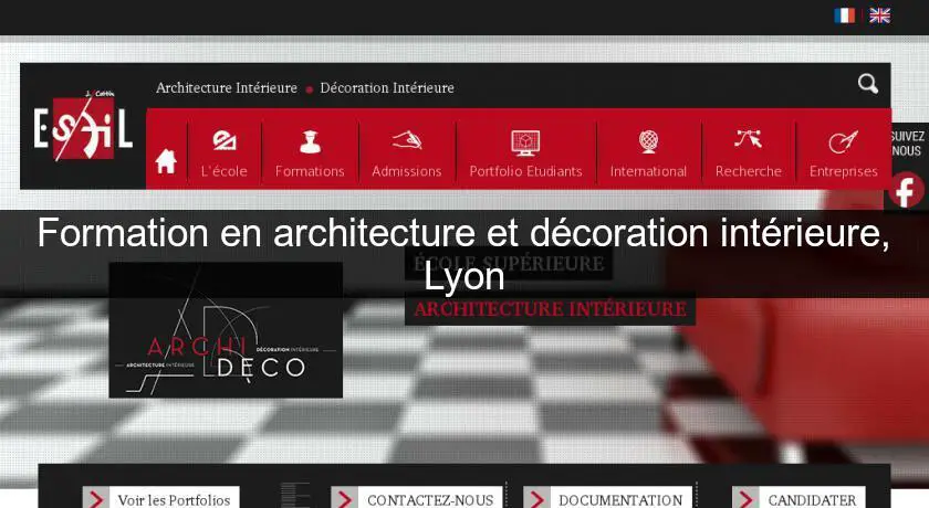 Formation en architecture et décoration intérieure, Lyon