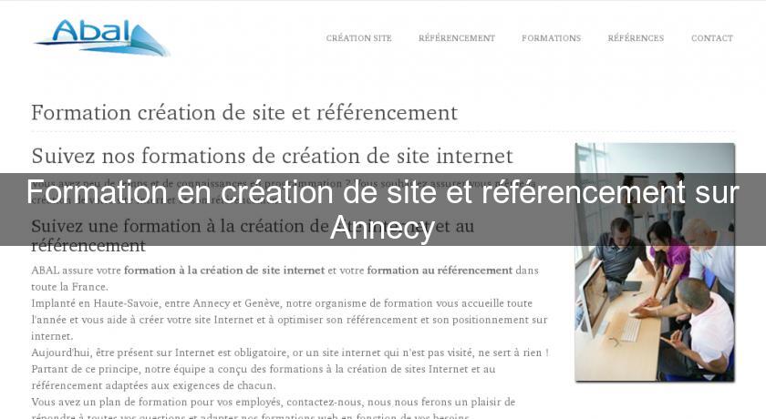 Formation en création de site et référencement sur Annecy Formation en création de site et référencement sur Annecy