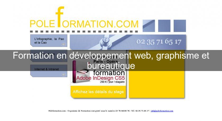 Formation en développement web, graphisme et bureautique