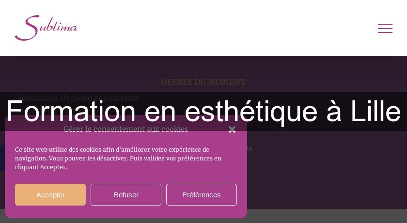 Formation en esthétique à Lille