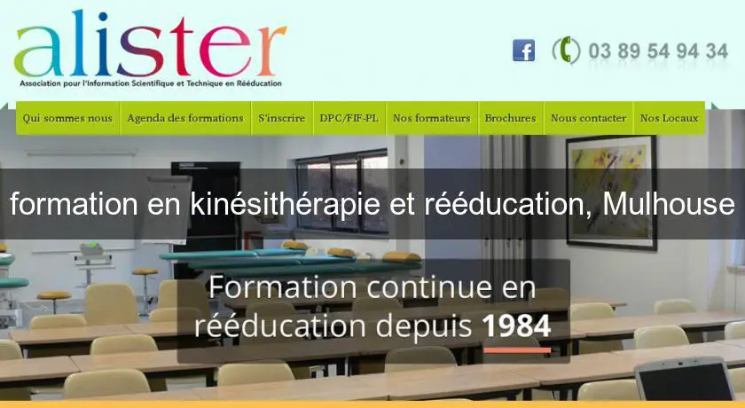 formation en kinésithérapie et rééducation, Mulhouse