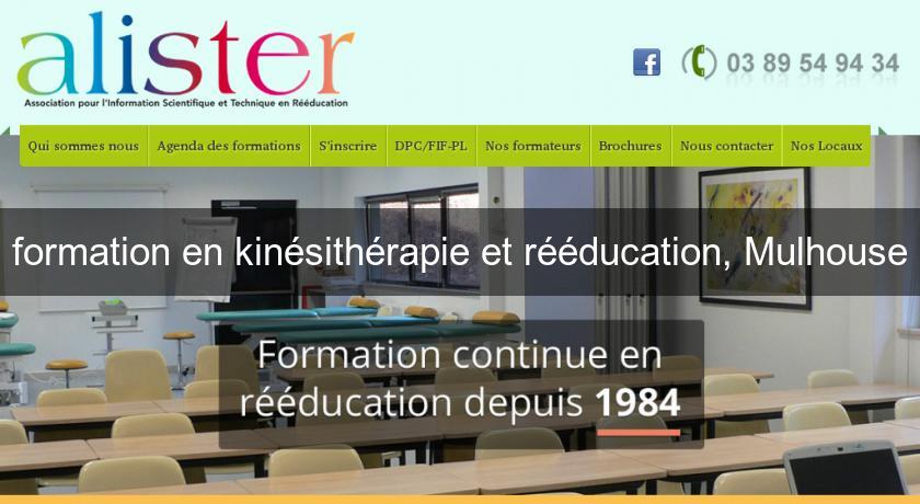 formation en kinésithérapie et rééducation, Mulhouse formation en kinésithérapie et rééducation, Mulhouse