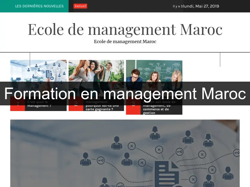 Formation en management Maroc