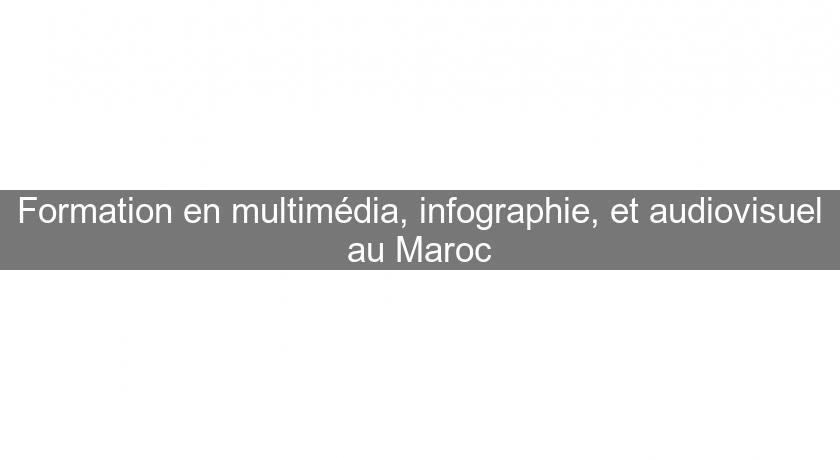 Formation en multimédia, infographie, et audiovisuel au Maroc