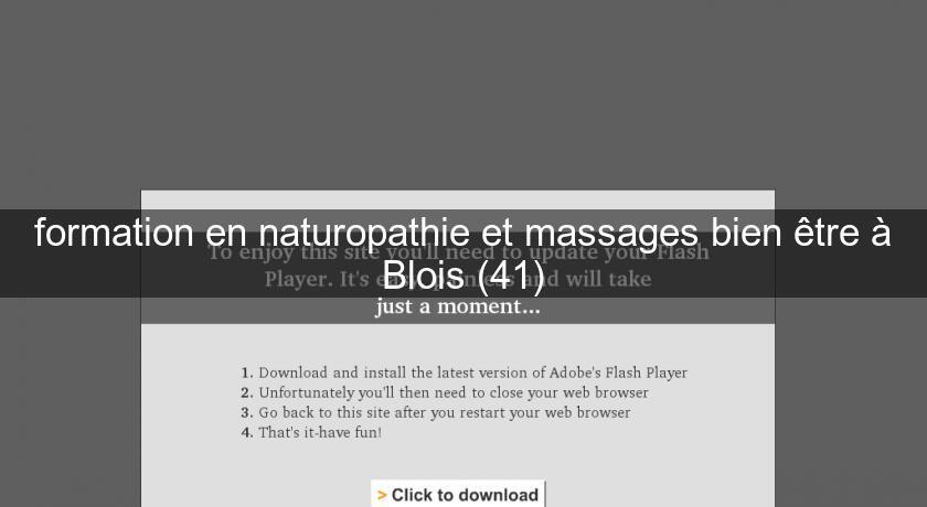formation en naturopathie et massages bien être à Blois (41)