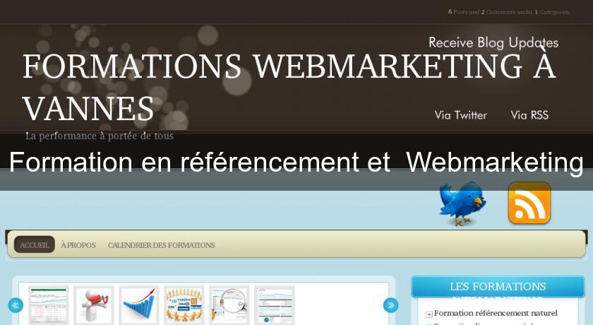 Formation en référencement et Webmarketing Formation en référencement et Webmarketing