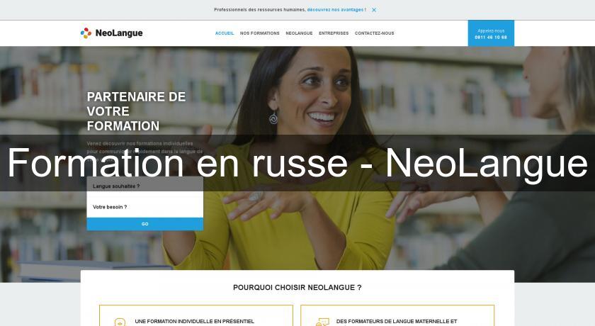 Formation en russe - NeoLangue Formation en russe - NeoLangue