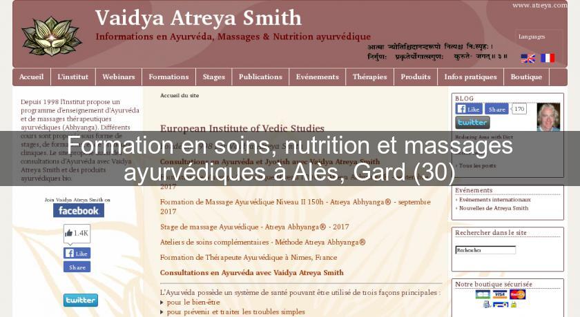 Formation en soins, nutrition et massages ayurvédiques à Alès, Gard (30) Formation en soins, nutrition et massages ayurvédiques à Alès, Gard (30)