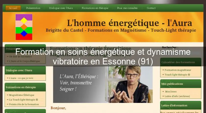 Formation en soins énergétique et dynamisme vibratoire en Essonne (91)