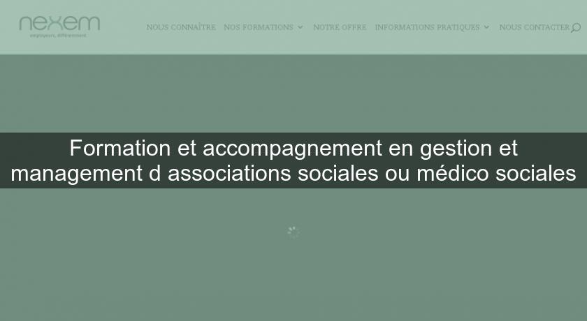 Formation et accompagnement en gestion et management d'associations sociales ou médico sociales