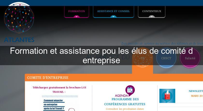Formation et assistance pou les élus de comité d'entreprise Formation et assistance pou les élus de comité d'entreprise