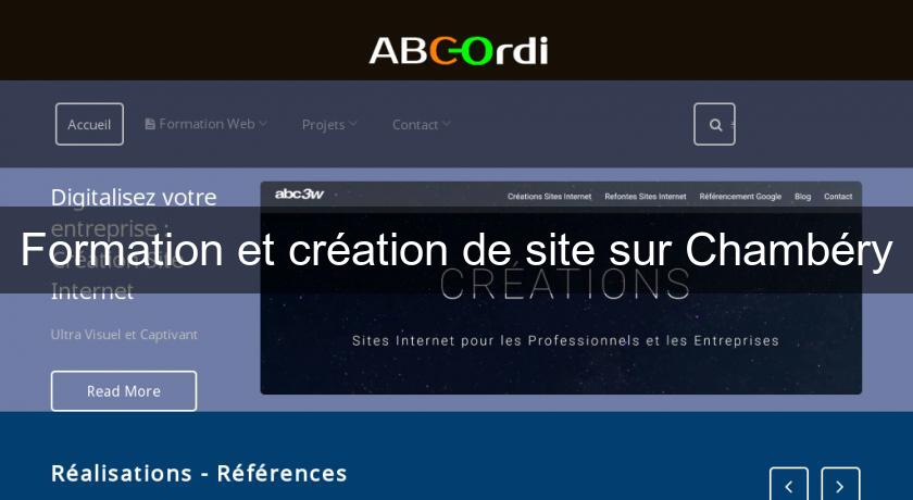 Formation et création de site sur Chambéry