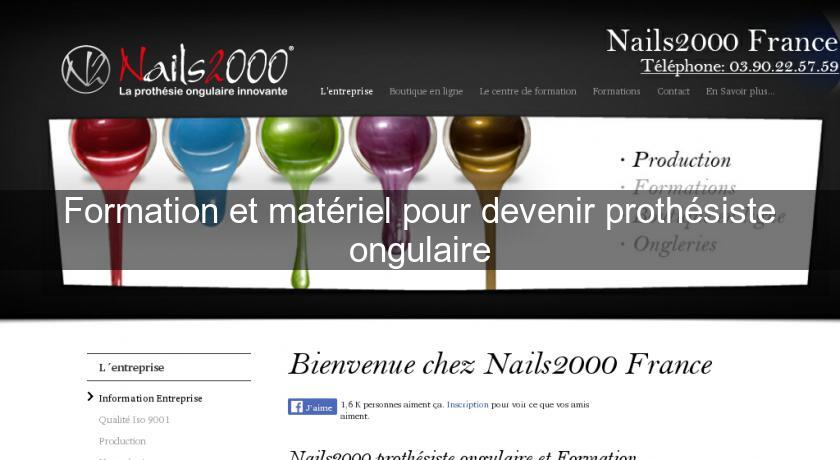 Formation et matériel pour devenir prothésiste ongulaire Formation et matériel pour devenir prothésiste ongulaire