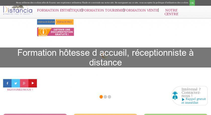 Formation hôtesse d'accueil, réceptionniste à distance Formation hôtesse d'accueil, réceptionniste à distance